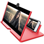 F3 Mobile Screen Magnifier 3D Enlarged Display Stand For Smartphones Eyes Protection 10 Inches | Random Color