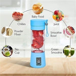 Portable Blender - Rechargeable Personal Smoothie Maker Electric USB Juicer Cup Compact Lightweight Travel Bottles For Shakes And Smoothies